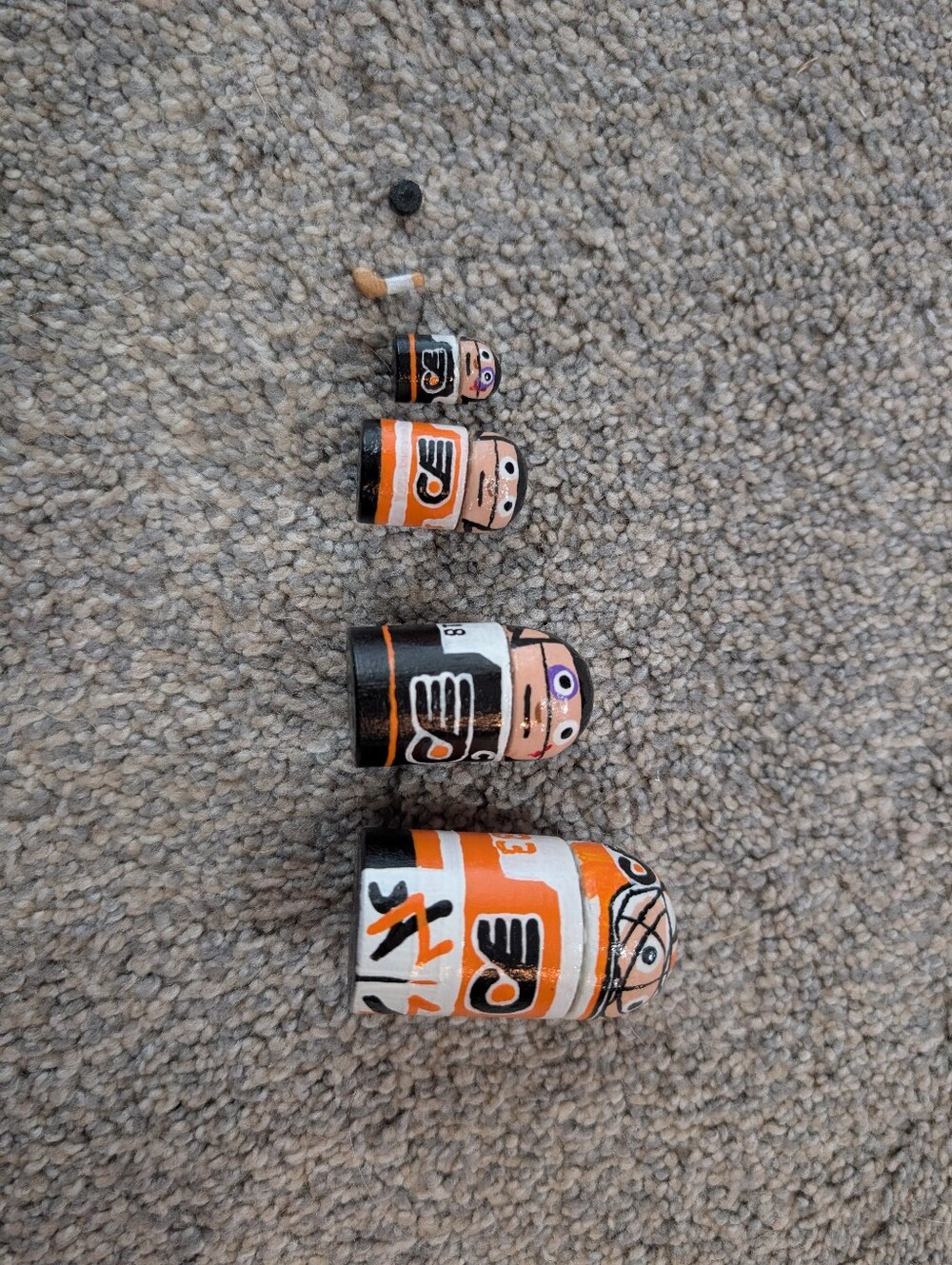 Handmade Nesting Eggs Philadelphia Flyers